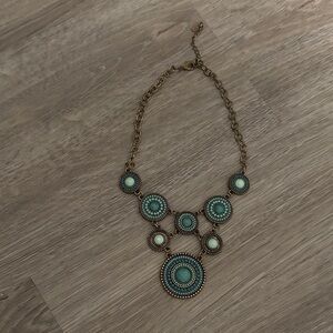 Medallion style necklace